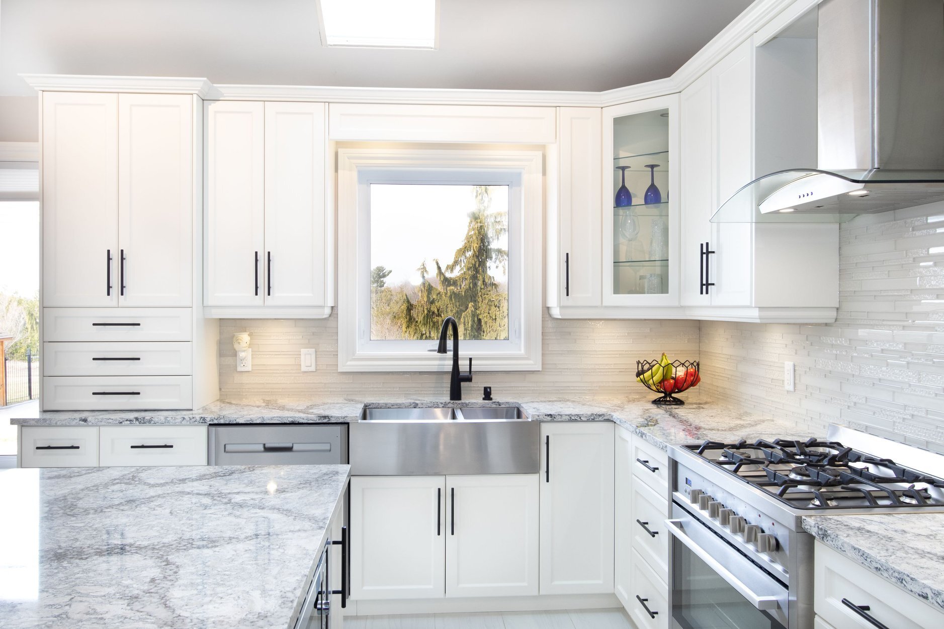 Bright white craftsman kitchen design reference